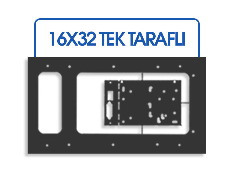 16X32 CNC LED Tabela Kasası